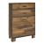 Sidney 3D Paper Veneer Chest w/5 Drawers