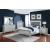 Gunnison Leatherette/Wood Panel Bed w/LED Lighting, Queen Size