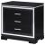 Coppola Wood Nightstand w/2 Drawers & Dual USB