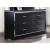 Cappola Wood/Crystal Double Dresser w/6 Drawers