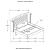 Melody Velvet Wingback Upholstered Bedroom Set