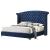 Melody Velvet Wingback Upholstered Bed