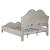 Evangeline Fabric/Wood Tufted Platform Bed w/LED, California King Size