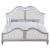 Evangeline Fabric/Wood Tufted Platform Bed w/LED, Eastern King Size