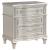 Evangeline Wood Nightstand w/3 Drawers & Dual USB