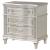 Evangeline Fabric/Wood Tufted Panel Bedroom Set w/LED Light