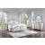 Evangeline Wood Nightstand w/3 Drawers & Dual USB