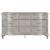 Evangeline Fabric/Wood Tufted Panel Bedroom Set w/LED Light