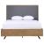 Taylor Fabric/Wood Panel Bed, Eastern King Size