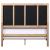 Taylor Fabric/Wood Panel Bed, Queen Size