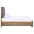 Taylor Fabric/Wood Panel Bed, Eastern King Size