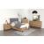 Taylor Wood Nightstand w/2 Drawers & Dual USB