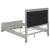 Eleanor Velvet Tufted Panel Bed, Queen Size