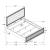Cappola Velvet Tufted Panel Bed, California King Size
