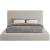 Devin Linen Fabric Bed
