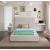 Devin Linen Fabric Twin Size Bed