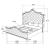 Antonella Velvet Tufted Bed