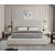 Devin Linen Fabric King Size Bed