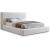 Devin Linen Fabric Queen Size Bed