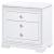 Eleanor Wood Nightstand w/2 Drawers & Dual USB
