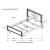 Penelope Leatherette/Wood Panel Bed w/LED Lighting, Queen Size