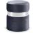 Hailey Velvet Ottoman/Stool with Stainless Steel Band