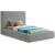 Devin Linen Fabric Twin Size Bed