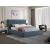 Devin Linen Fabric King Size Bed