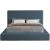 Devin Linen Fabric King Size Bed