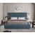 Devin Linen Fabric King Size Bed