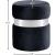 Hailey Velvet Ottoman/Stool with Chrome Stainless Steel Band