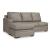 Amuleto Leather Right 2-Piece Sectional w/Chaise