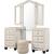 Hazel Fabric/Wood Panel Bedroom Set