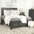 Lorenzo Wood Panel Bed, Eastern King Size
