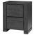 Lorenzo Wood Nightstand w/2 Drawers & Dual USB