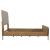 Arini Fabric/Wood Panel Bed, Queen Size