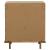 Arini Wood Nightstand w/3 Drawers & Dual USB