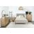 Arini Wood Nightstand w/3 Drawers & Dual USB