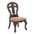 Deryn Park Antique Fabric/Wood Dining Chair