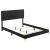 Kendall Leatherette Tufted Panel Bed, California King Size