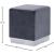 Jax Velvet Ottoman/Stool with Stainless Steel Base