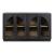 Archway Wood/Glass Accent Cabinet w/4 Doors