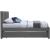 Harper Linen Fabric Twin Size Trundle Bed