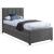 Harper Linen Fabric Twin Size Trundle Bed