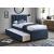 Harper Linen Fabric Twin Size Trundle Bed