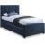 Harper Linen Fabric Twin Size Trundle Bed
