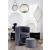 Selena Velvet Accent Chair & Ottoman Set