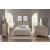 Bethel Wood Veneer Storage Sleigh Bed, California King Size