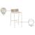 Maldives Outdoor Patio Rope Fabric Barstool