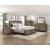 Bethel Wood Veneer Storage Sleigh Bed, King Size
